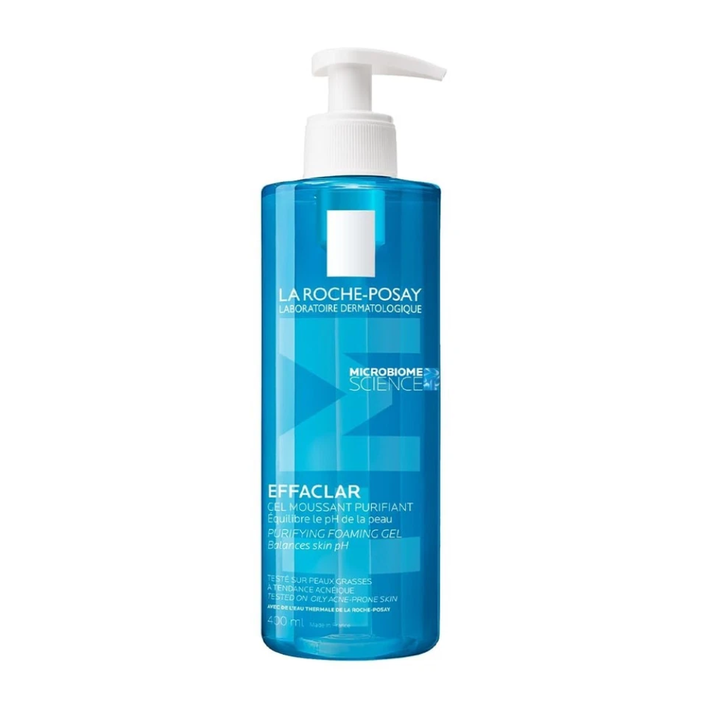 La Roche-Posay Effaclar Purifying Foaming Gel Cleanser for Oily Skin, With Zinc 400ml