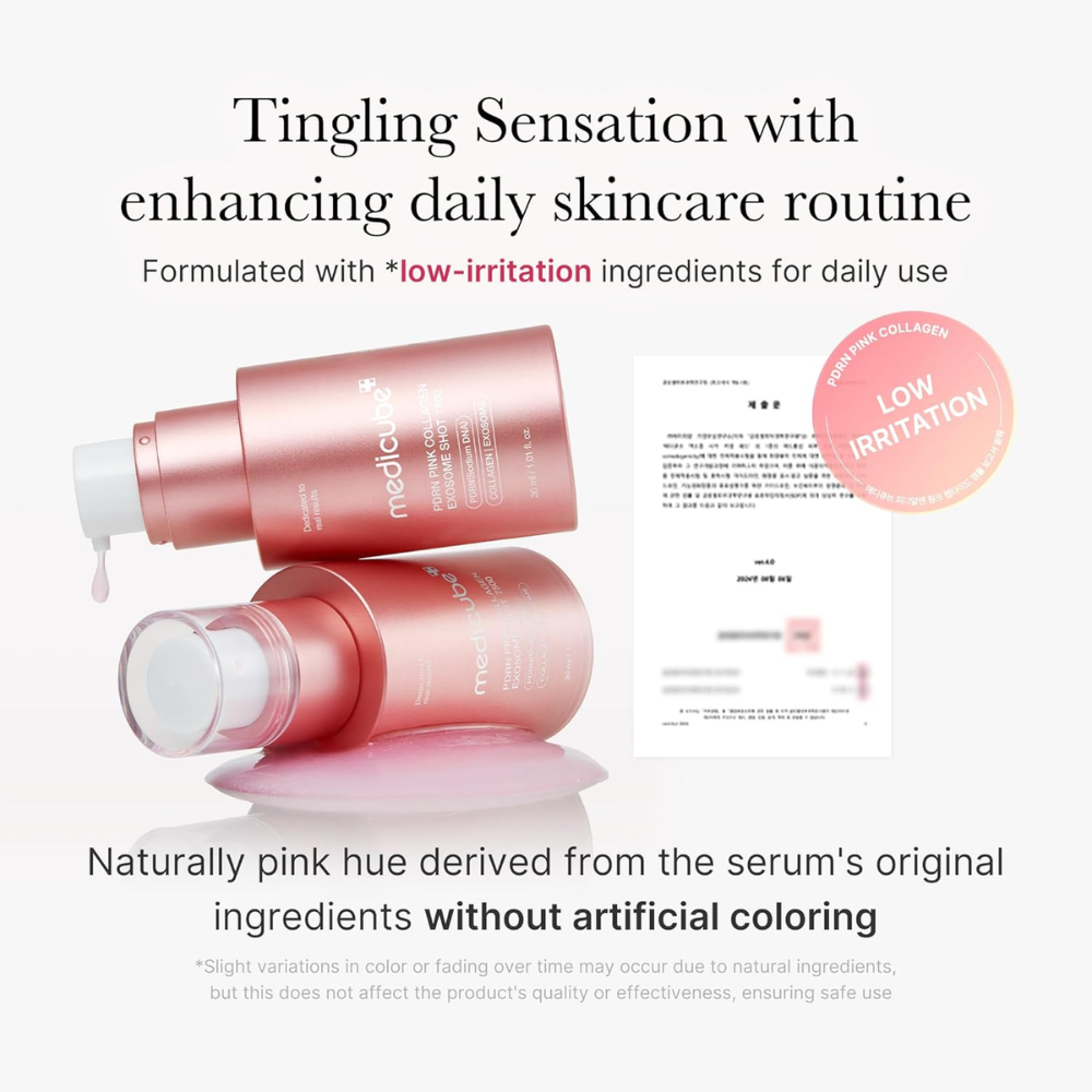 Medicube PDRN Pink Collagen Exosome Shot 7500 30ml | PDRN Facial Serum