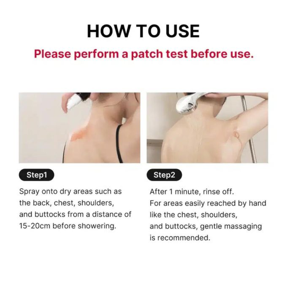 Medicube Red Acne Body Peeling Shot 110g | Exfoliating Body Treatment for Rough Skin