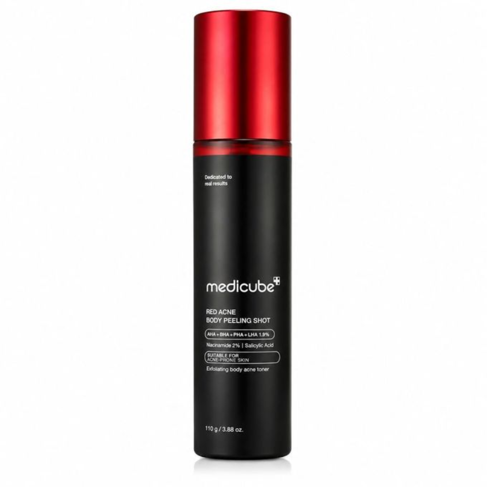 Medicube Red Acne Body Peeling Shot 110g | Exfoliating Body Treatment for Rough Skin