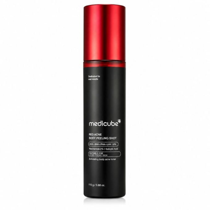 Medicube Red Acne Body Peeling Shot 110g | Exfoliating Body Treatment for Rough Skin