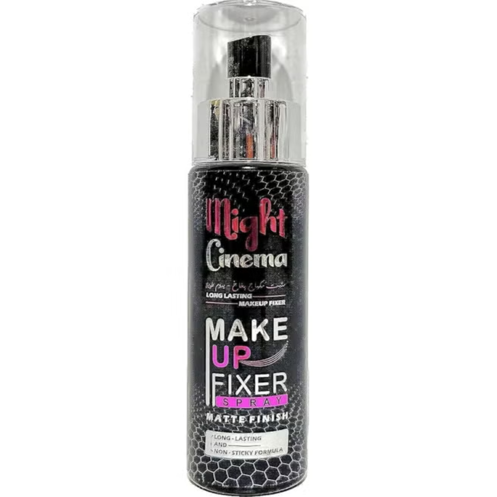 Might Cinema makeup fixer spray with matte finish in 120ml bottle, long-lasting setting spray for makeup hold and shine control