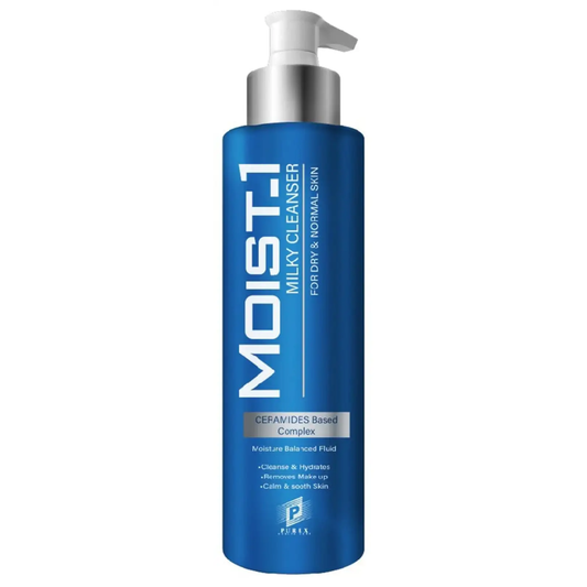 Moist-1 Hydrating Milky Facial Cleanser For Dry & Normal Skin 200ml