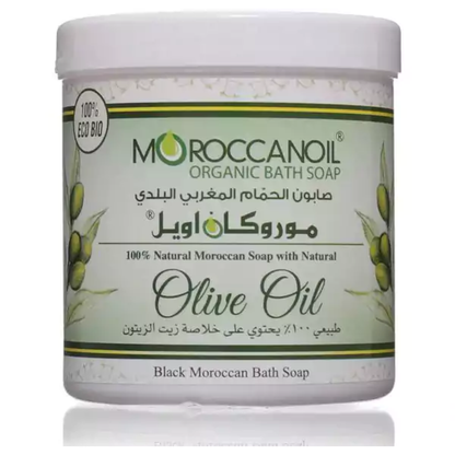 Moroccan oil bath soap in 250ml bottle, body care product with Moroccan oil for nourishing and cleansing skin.