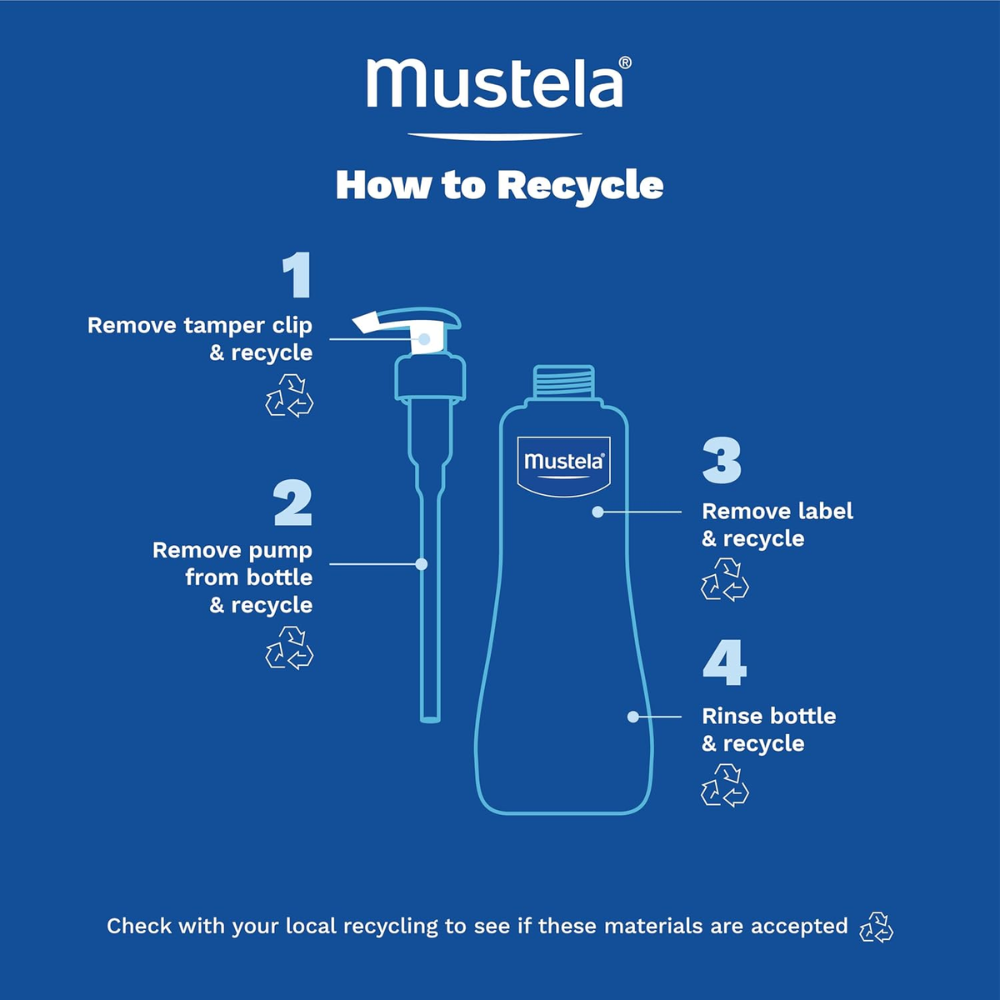 Mustela Gentle Cleansing Gel with Avocado 500ml | Baby Hair & Body Wash