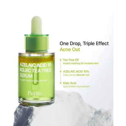 Purito Azelaic Acid 10% Serum 30ml | Clarifying Serum for Blemish-Prone Skin