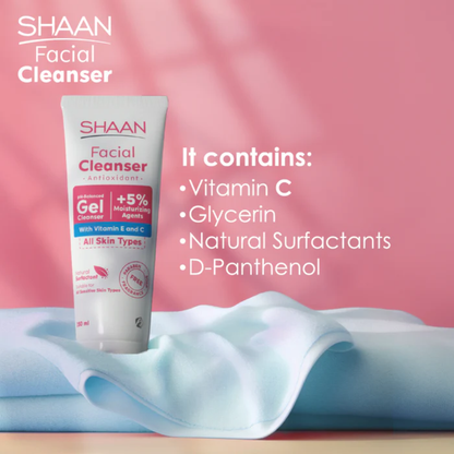 Shaan Antioxidant Facial Cleanser 250 ml - belamoon