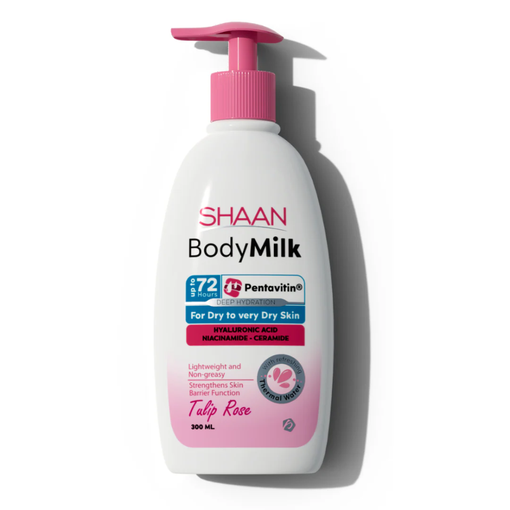 Shaan Body Milk Tulip Rose 300ml - belamoon