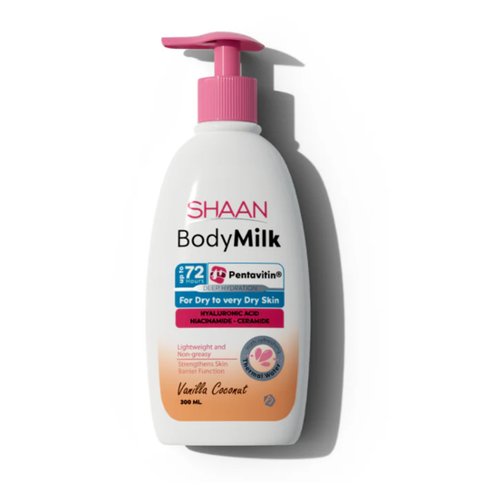 Shaan Body Milk Vanilla Coconut 300 ml - belamoon