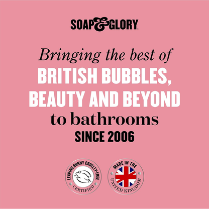 Soap & Glory Face Soap and Clarity 3-in-1 Vitamin C facial wash in a 350ml bottle, suitable for daily detox and cleansing.