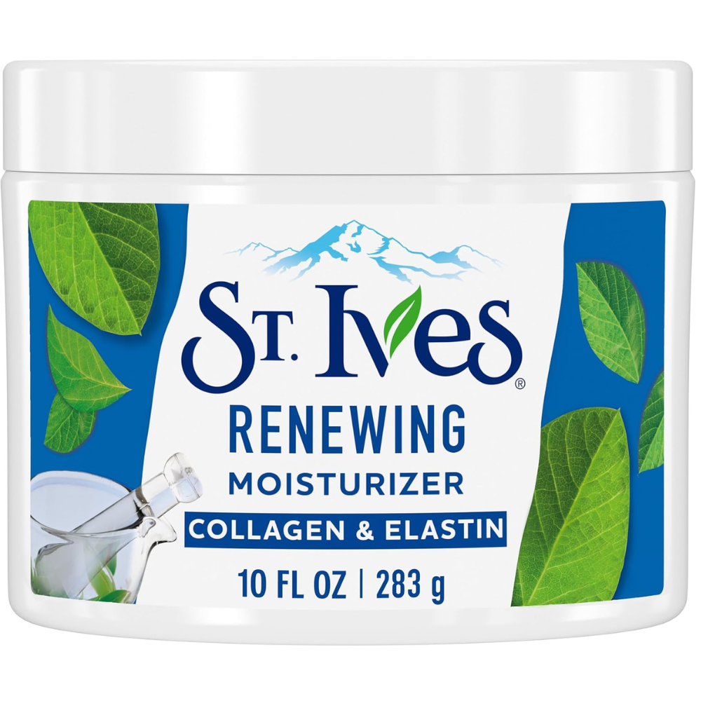 St. Ives Renewing Collagen & Elastin Facial Moisturizer – Firming & Hydrating Face Cream 283g