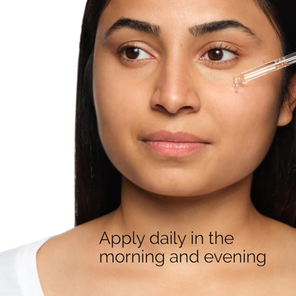 Bottle of The Ordinary Hyaluronic Acid 2% + B5 facial serum in 30ml container, clear glass with dropper cap.