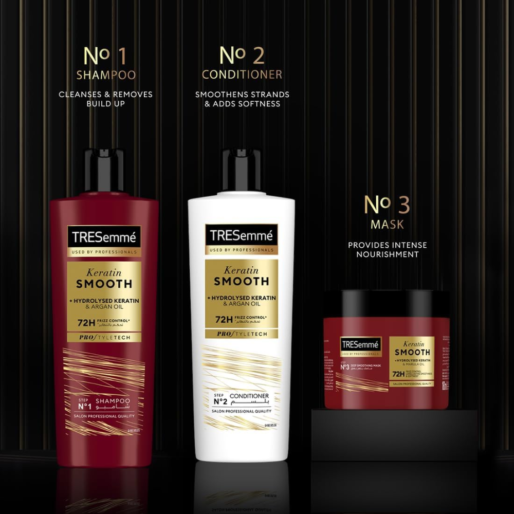 TRESemmé Shampoo Keratin Smooth & Straight 400ML