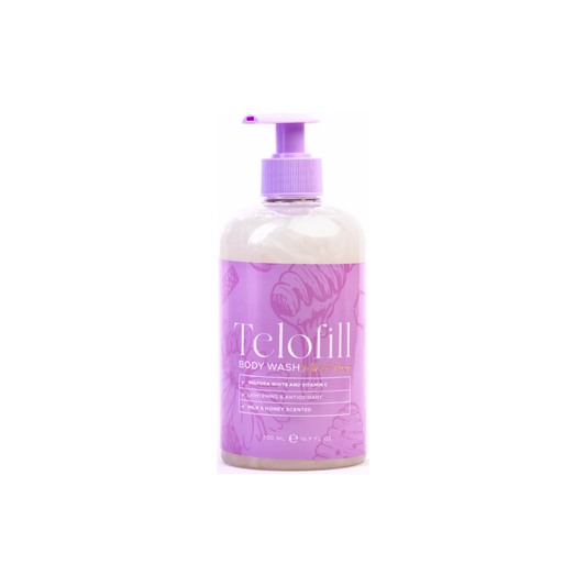غسول الجسم بالحليب والعسل من تيلوفيل 500 مل