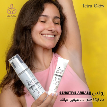 Tetra Glow Sensitive Zone Whitening Foam Cleanser 200 ml