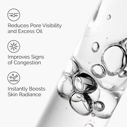 The Ordinary Niacinamide 10% and Zinc 1% facial serum in clear 30ml bottle, showing the product label and packaging.