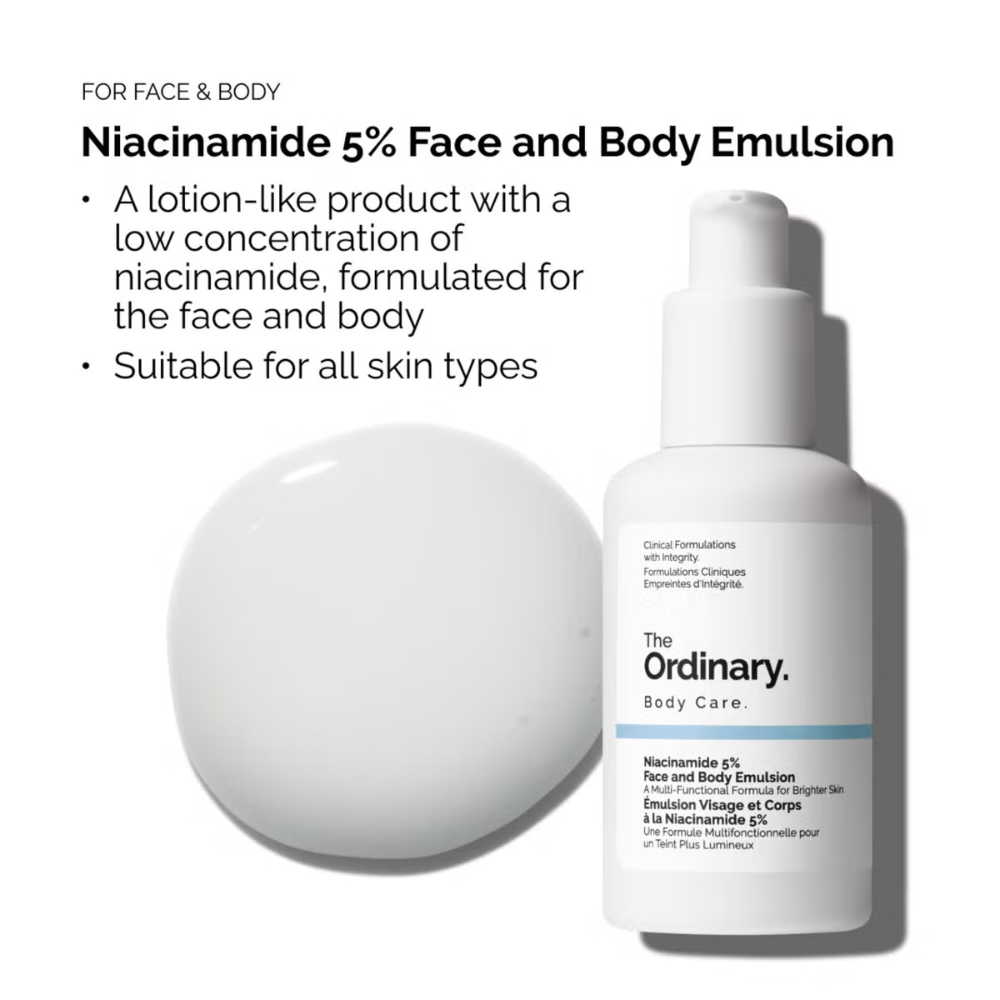 The Ordinary Niacinamide 5% Face & Body Emulsion 3.4 oz / 100 mL
