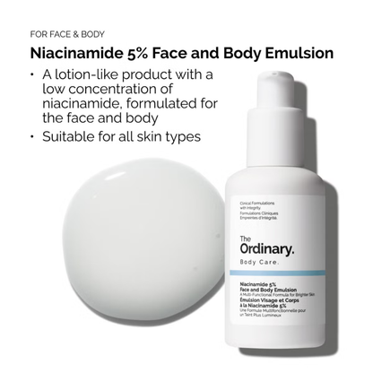 The Ordinary Niacinamide 5% Face & Body Emulsion 3.4 oz / 100 mL