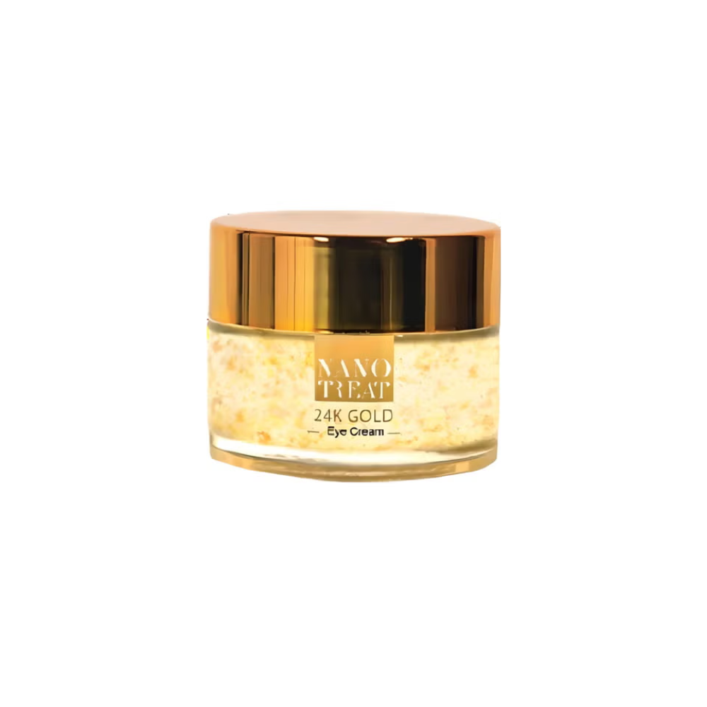 Nano Treat 24K Gold Eye Cream – Dark Circles, Puffiness & Anti-Wrinkle Treatment – 15g - belamoon