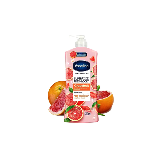 Vaseline Superfood Freshlock Grapefruit Body Lotion 500 ml - belamoon