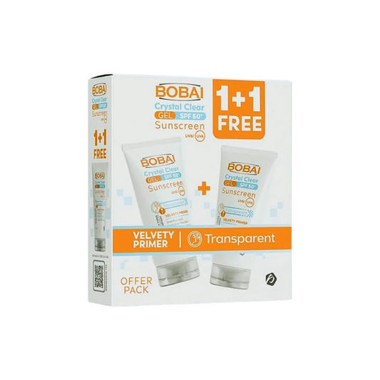 BOBAI Crystal Clear Sunscreen Gel SPF 50 –  Offer Pack (1+1 Free)