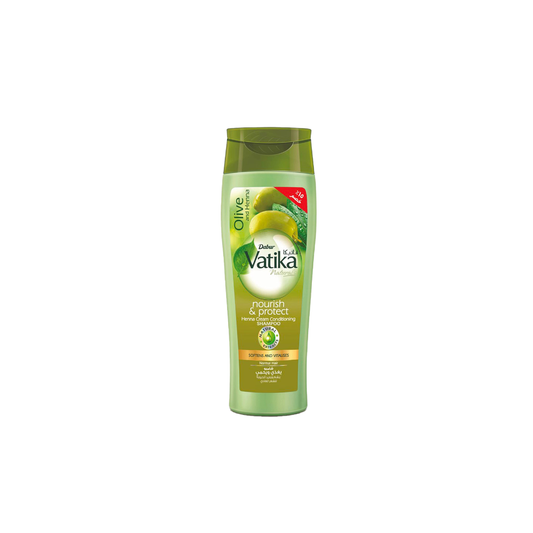 Vatika Naturals Nourish & Protect Shampoo 360 ml | Olive & Henna