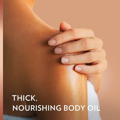 Vaseline Intensive Care Cocoa Radiant Body Oil with pure cocoa butter in a 200ml bottle, designed for nourishing skin.