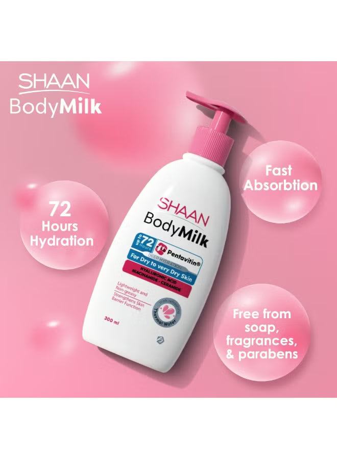 Shaan Body Milk Tulip Rose 300ml