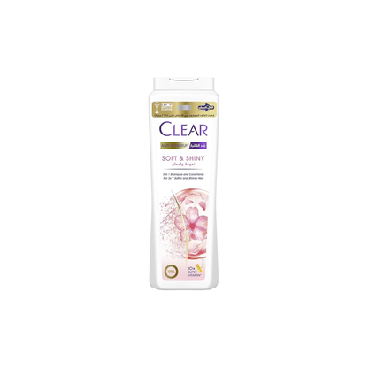 CLEAR Women's Anti Dandruff Shampoo Soft & Shiny 600ML