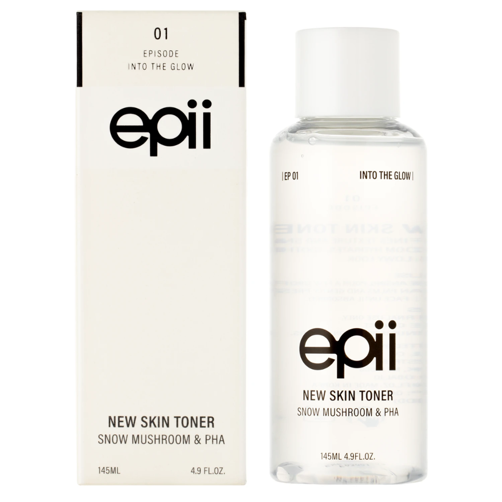 epii New Skin Toner Snow Mushroom & PHA 145ml | Hydrating Exfoliating Toner