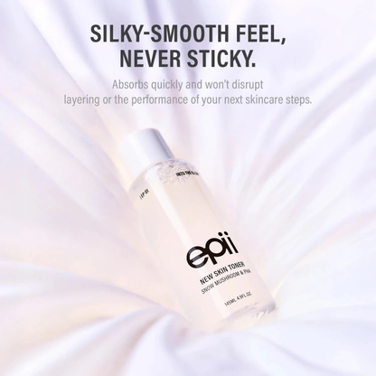 epii New Skin Toner Snow Mushroom & PHA 145ml | Hydrating Exfoliating Toner