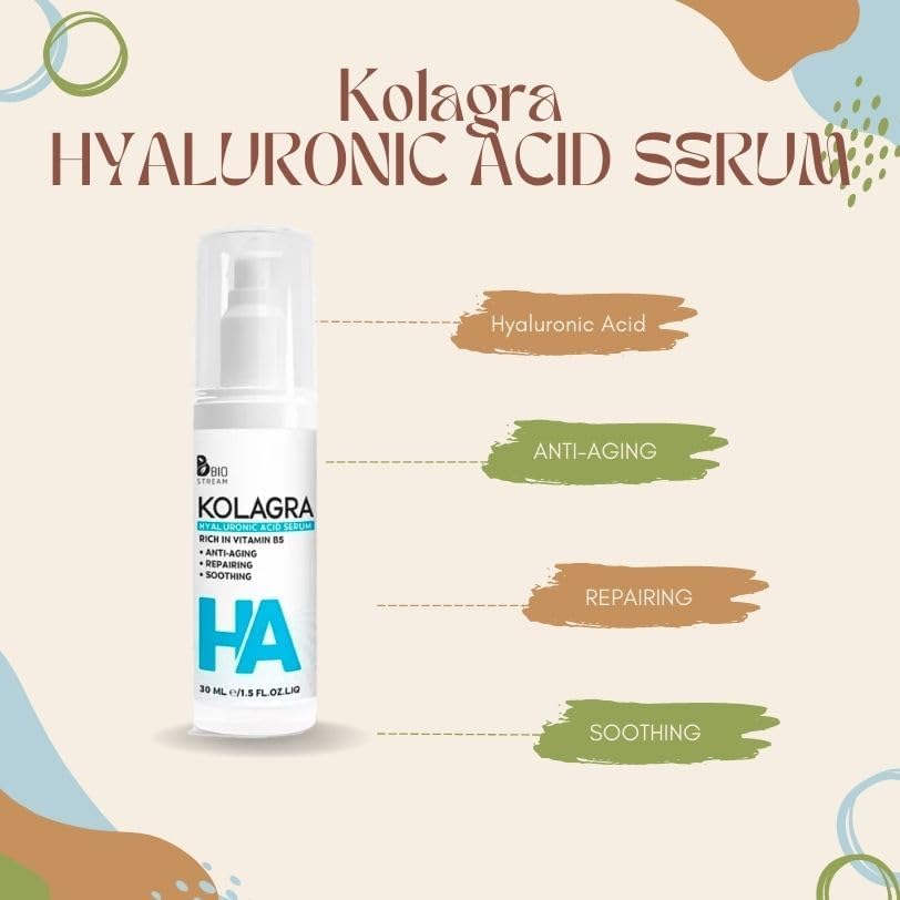 kolagra hyaluronic acid serum 30ml - belamoon