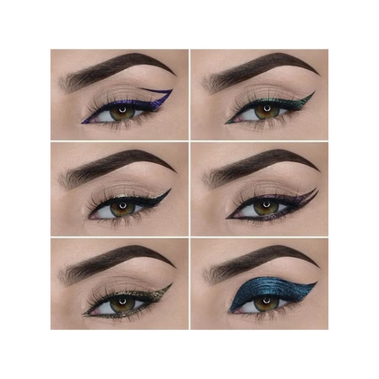 Rose Berry Precise Controllable Ultra Black Eyeliner Pencil showing a sleek black makeup pencil with a sharpened tip.