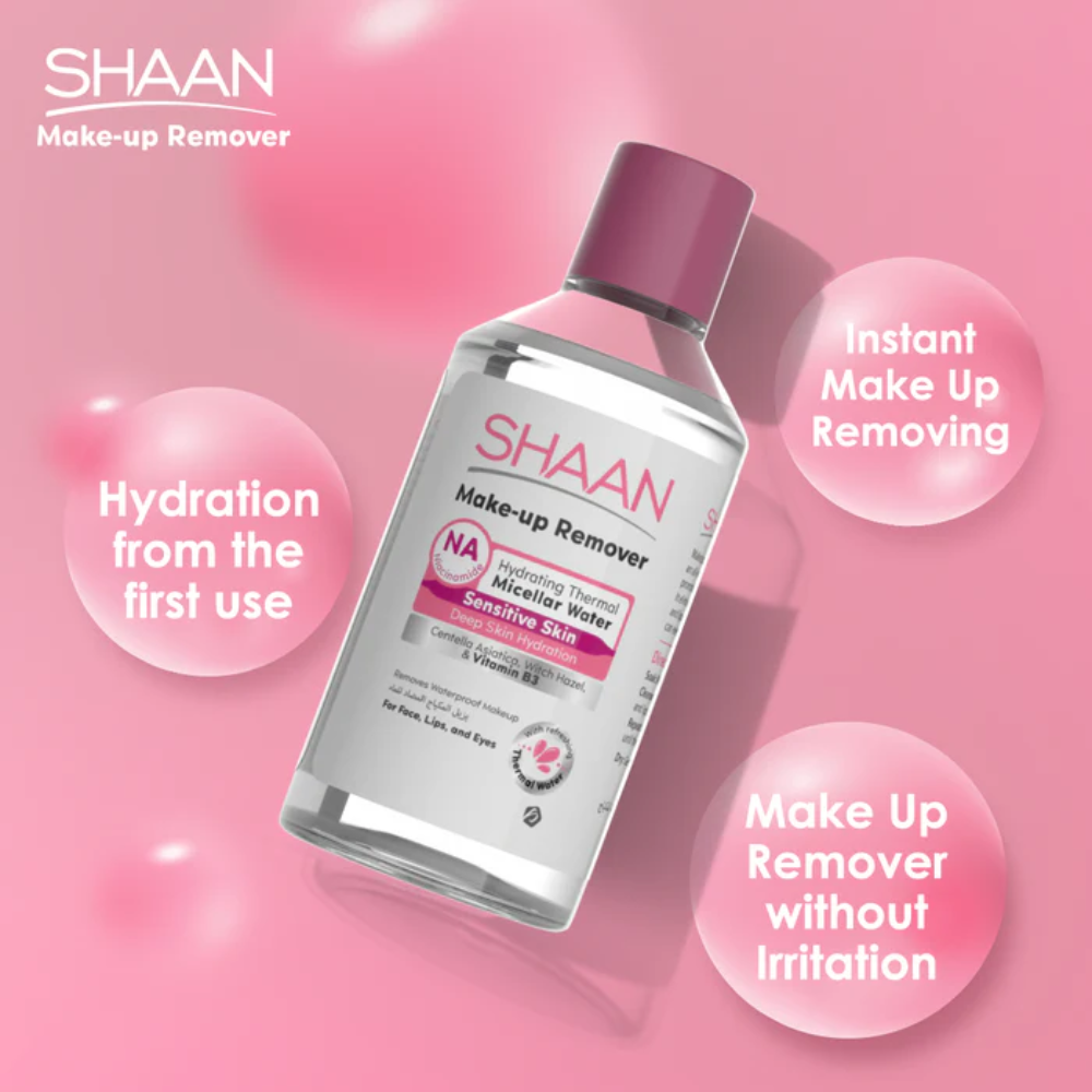 shaan make-up remover 200ml - belamoon