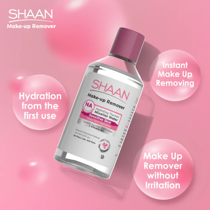 shaan make-up remover 200ml - belamoon