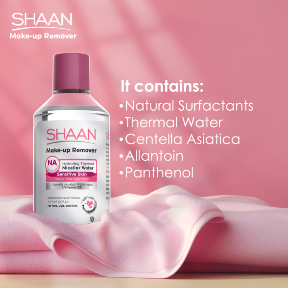shaan make-up remover 200ml - belamoon